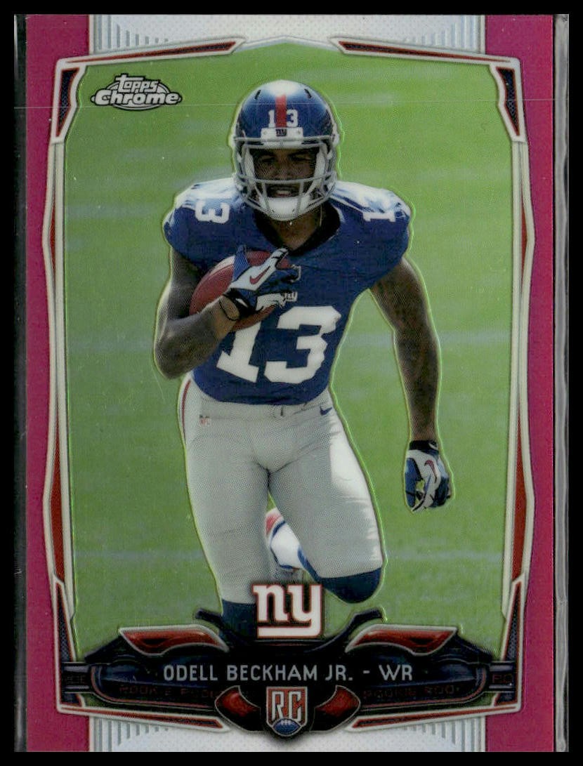 2014 Topps Chrome #117 Odell Beckham Jr. Pink Refractors #/399