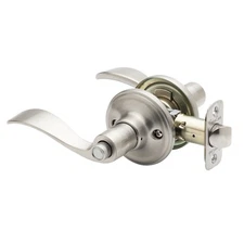 Satin Stainless WL2231SS Waverlie Lever, Door Handle, Hardware, Modern, Steel