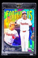 José Ramírez RARE REFRACTOR COLORBLAST PRIZM INVESTMENT CARD Guardians SSP