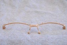 nos amor eyeglasses parts frame front gold made in france