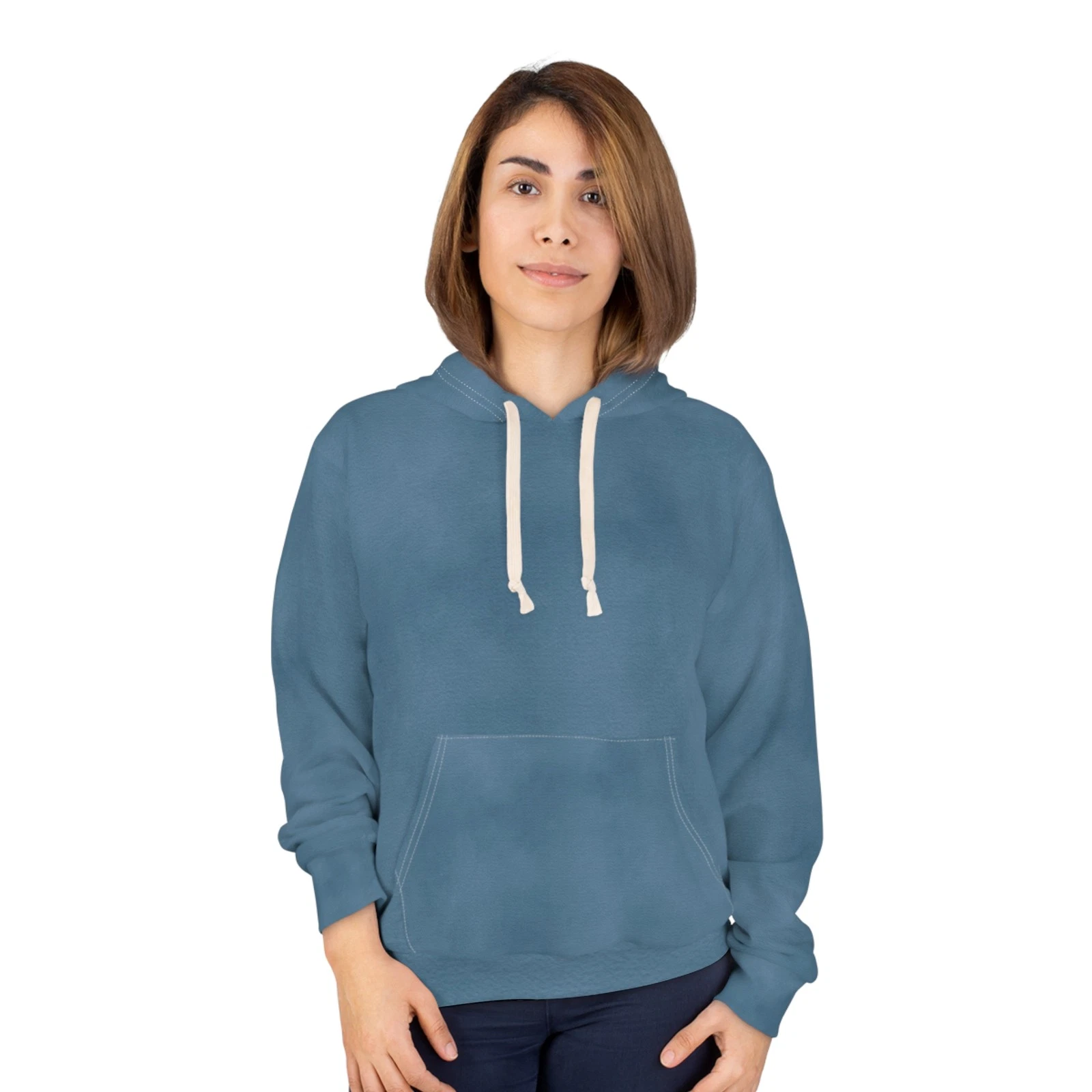 Summer Blue Cozy Unisex Pullover Hoodie, Comfortable Sweatshirt, Casual Wear