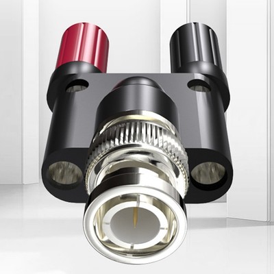 2 St��ck BNC Stecker Adapter f��r 2x4mm Bananen Buchse Loch Buchse Anschl��sse
