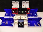 Sterling Silver Vintage Lot of GEMSTONE Rings Pendants Bracelets signed 30 pcs
