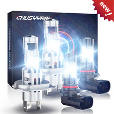 For Ford Focus 2003-2004 Combo Led Headlight H49145 Fog Lights White Kit 4pcs