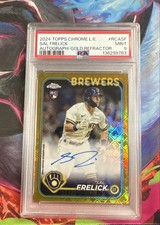 2024 Topps Chrome Logofractor Gold Refractor Chrome Auto Sal Frelick PSA 9 MINT