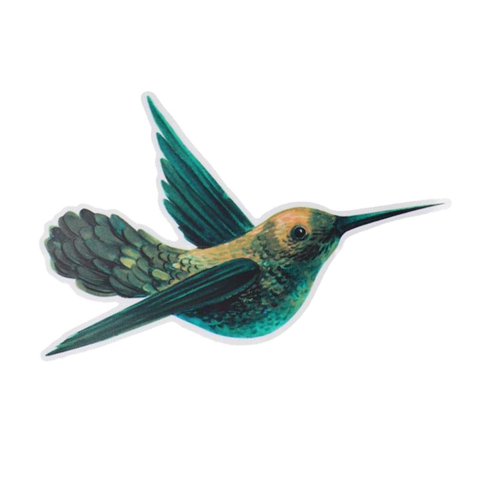 Kit Stickers Bird Sticker 6 Pieces Accessories Anti-collision Bathroom ...