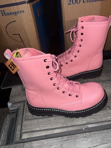 Avenger Barbie Pink Work Boots - Size 9 W Women - Picture 2 of 6