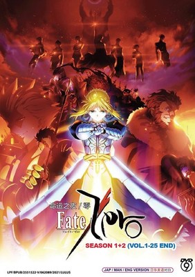 Fate Zero (Season 1&2: VOL.1 - 25 End) ~ English Dubbed ~ Anime DVD ~ Free Ship