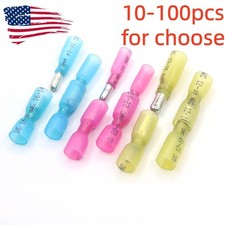Heat Shrink Bullet Wire Connectors 22-16 AWG Female Male Terminals Crimp