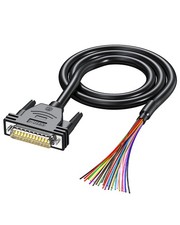 DB25 Cabel RS232 Serial Solderless Breakout Connector, D-SUB 25 PIN Adapter t...