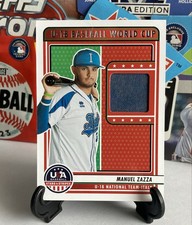 2023 Panini USA Baseball Stars & Stripes U-18 World Cup Italy Manuel Zazza