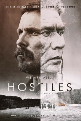 368963 Hostiles Movie Christian Bale Rosamund Pike Wes Studi Poster