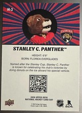 2026 Upper Deck National Hockey Card Day  Mascot Mannerisms Stanley C. Panther