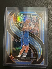 2024-25 Select Light Blue Prizm Dillon Jones /299 OKC Color Match MINT!