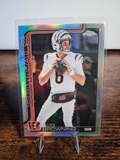 2025 Topps Chrome Football Jake Browning #63 Refractor Cincinnati Bengals