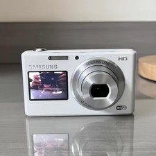 Samsung DV150F White Digital Camera 16.2MP 5x optical zoom Dual LCD Screen