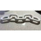 Decorative Wood Chain Link Modern Boho Home Farmhouse Decor, 5 Link Chain White  — photo 7