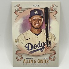 2021 Topps Allen & Ginter Keibert Ruiz RC #141 LAD