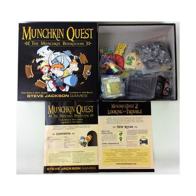 SJG Munchkin Quest Kollektion #7 - Grundspiel Mit Munchkin Quest 2 Fair/EX