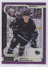 2018 O-Pee-Chee Platinum Marquee Rookies Violet Pixels Antti Suomela #181 01ks