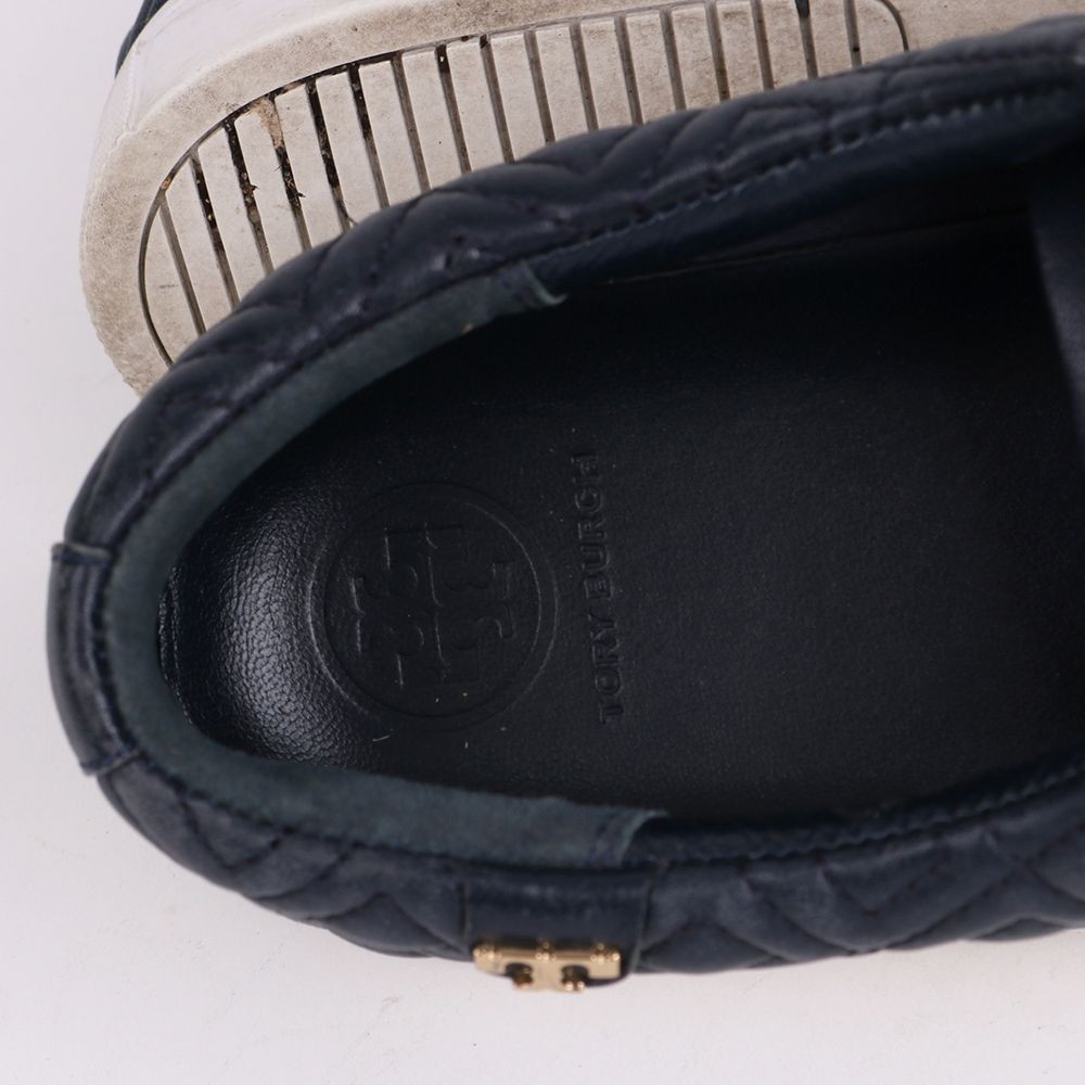 Tory Burch Navy Leather Men's Sneakers 10.5M 154770573 image 10