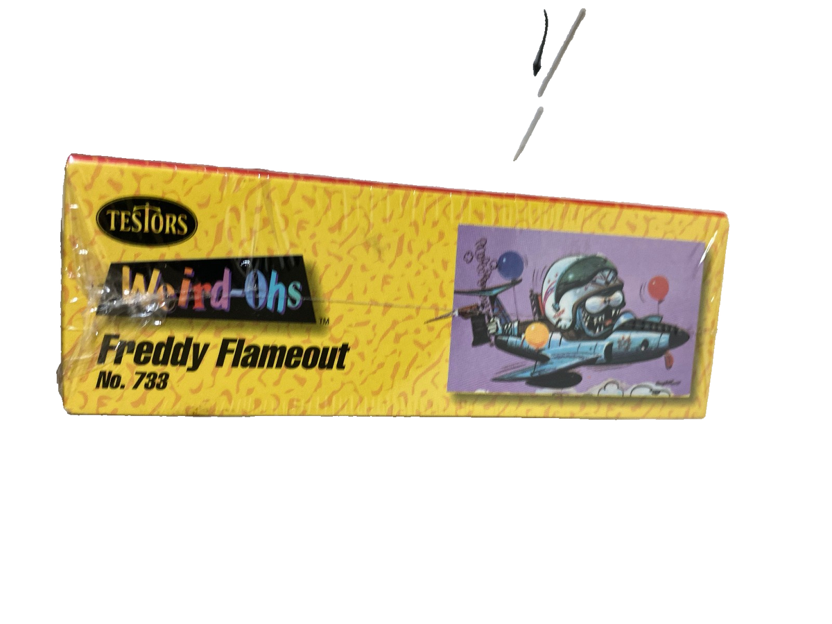 Testors Weird-Ohs Freddy Flameout Factory Sealed Model Kit Vintage