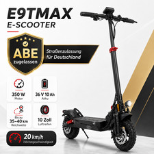 E-Scooter 350W mit ABE, 10 Zoll Luftreifen, 20 km/h, App, faltbar