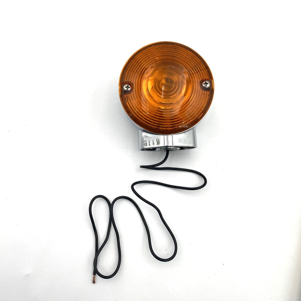 K&S 74-23 Harley Touring cromo plano trasero ámbar intermitente OE# 68404-85 Foto 4 de 4