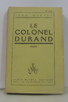 Le Colonel Durand | Martet Jean | Sehr guter Zustand