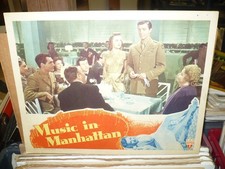 MUSIC IN MANHATTAN, orig LC [Anne Shirley, Dennis Day] - 1944