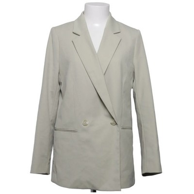 H&M, Blazer, Größe: S, Beige, Elasthan/Polyester/Viskose, Einfarbig, Damen #npC
