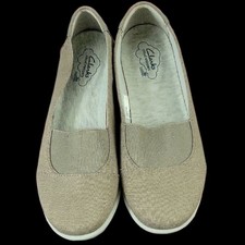 Clarks Coud Steppers Casual Tan Loafers