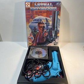 Lethal Enforcers (Sega CD, 1993) Big Box Complete CIB