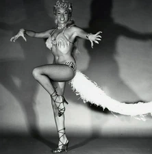 Vintage Photo 8.5x11   30103 Lovely Burlesque Lilly Christine