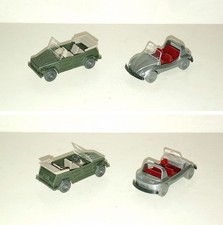 WIKING HO VOLKSWAGEN 181 #39 + VW 1303 BUGGY #34 TBE VGC SGZ 1:87 TRAIN DIORAMA