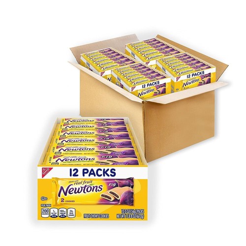 Newtons Soft & Fruit Chewy Fig Cookies, 48 Snack Packs 2 Cookies Per Pack 4 Box. - Bild 1 von 21