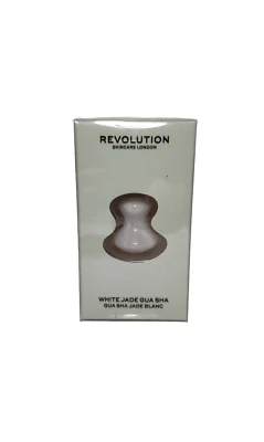 Revolution Beauty London Skincare, Facial Massager White Jade, Gua Sha Sealed