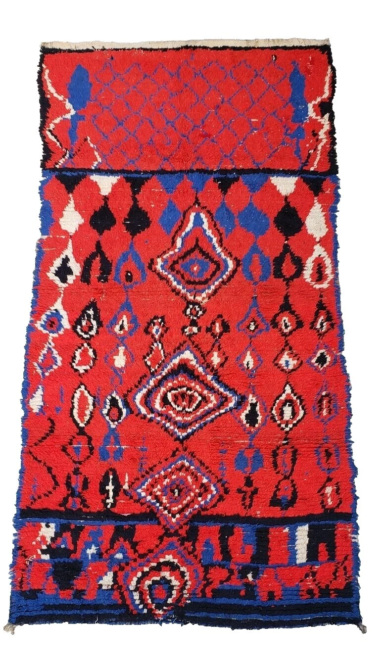 Moroccan moderno 100% Lana Alfombras y Tapetes antiguos