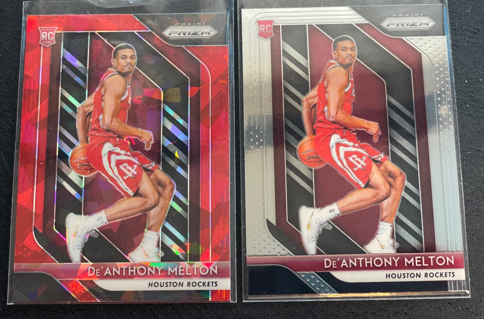 2 De'Anthony Melton 2018-19 Panini Prizm Red Ice Prizms RC and Base #4