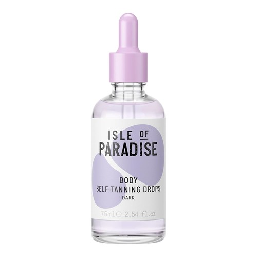 Isle of Paradise Firming Self Tanning Drops Dark 2.54oz – Gradual Glow, Vegan