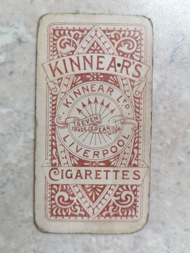 KINNEARS HANDICAP cigarette card TOD SLOAN LORD BERESFORD - JOCKEY COLOURS 1898 - Image 2 of 2