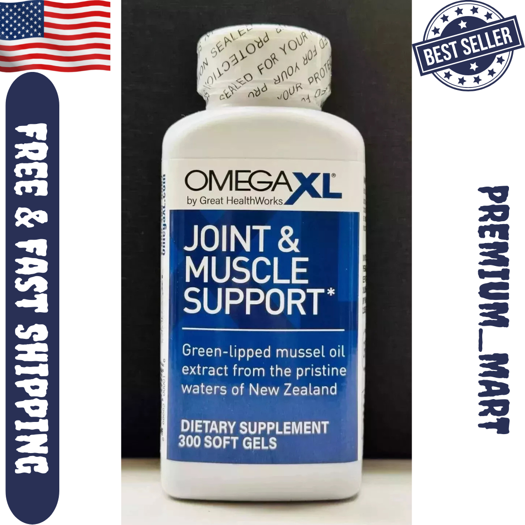 Omega XL 300 Capsules - Green Lipped Mussel Omega-3 Joint Relief Supplement