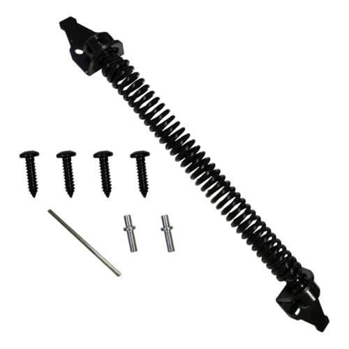 Muelle de puerta de puerta de cierre automático de 13 pulgadas tensión ajustable negro para interiores/ - Imagen 3 de 8