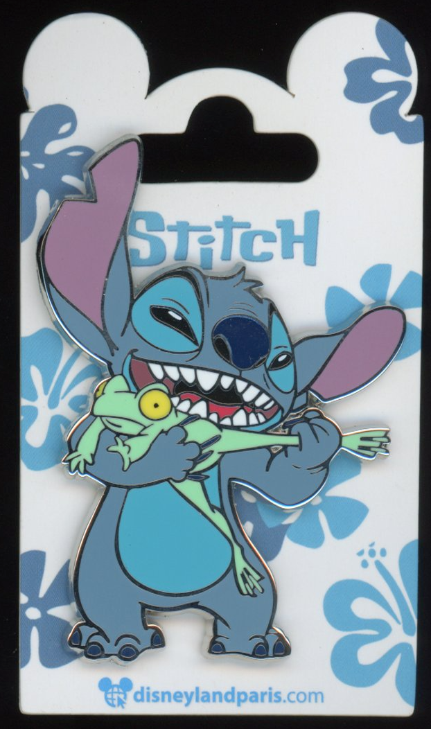 【レア】DisneyAuctions スティッチ グーフィー ピンバッジ Disney Auctions/ディズニーオークションズ・Pin Badge/ピンバッジ