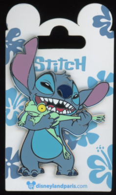 DLP DLRP Paris Stitch with Frog Lilo & Stitch Disney Pin 143520 | eBay