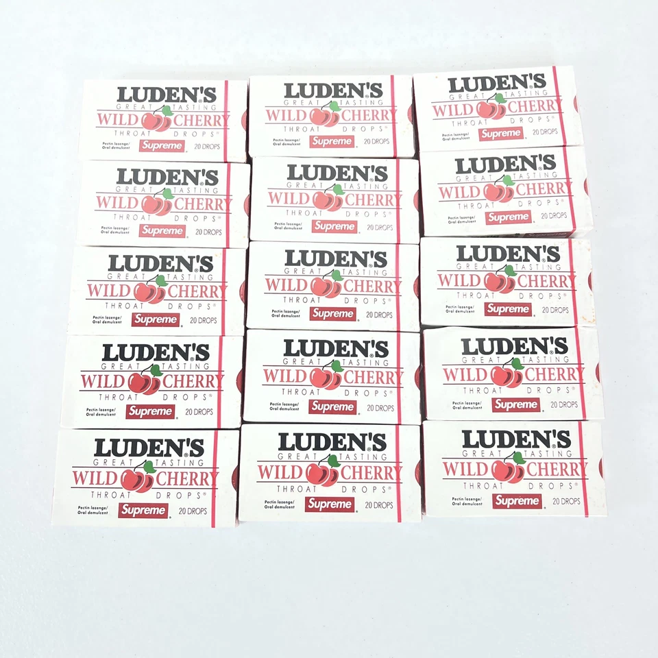 Supreme Ludens Wild Cherry Cough Drops Brand New One Box - Image 2 of 3