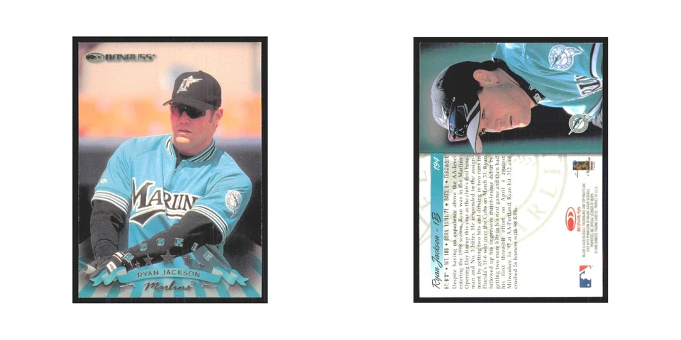 1998 Donruss Ryan Jackson Florida Marlins #194 - Image 3 of 3