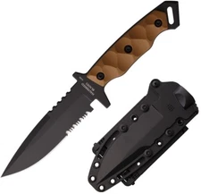 Halfbreed Blades Fixed Knife 5.3" Bohler K340 ISODUR Tool Steel Blade G10 Handle