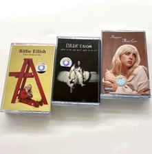 Tape, English song Billie Eilish Billie Eilish, three new unopened cassettes