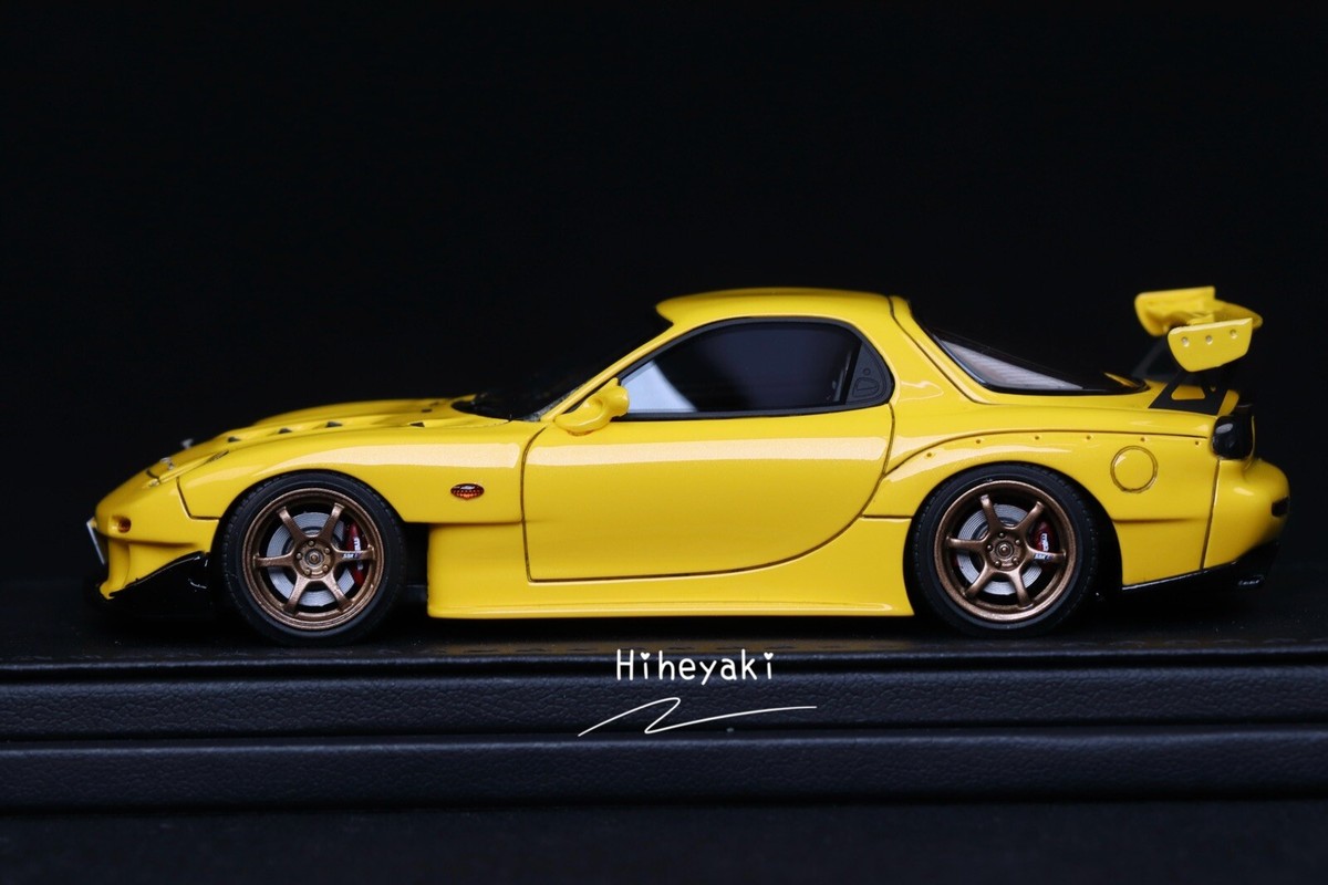 1:43 ignition model IG2869Mazda Initial D RX-7(FD3S) Yellow
